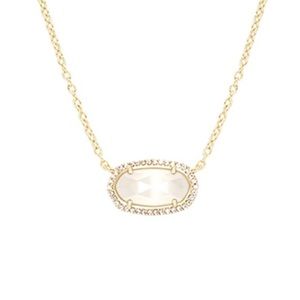 Kendra Scott Elisa Lux Necklace in Mother of Pearl